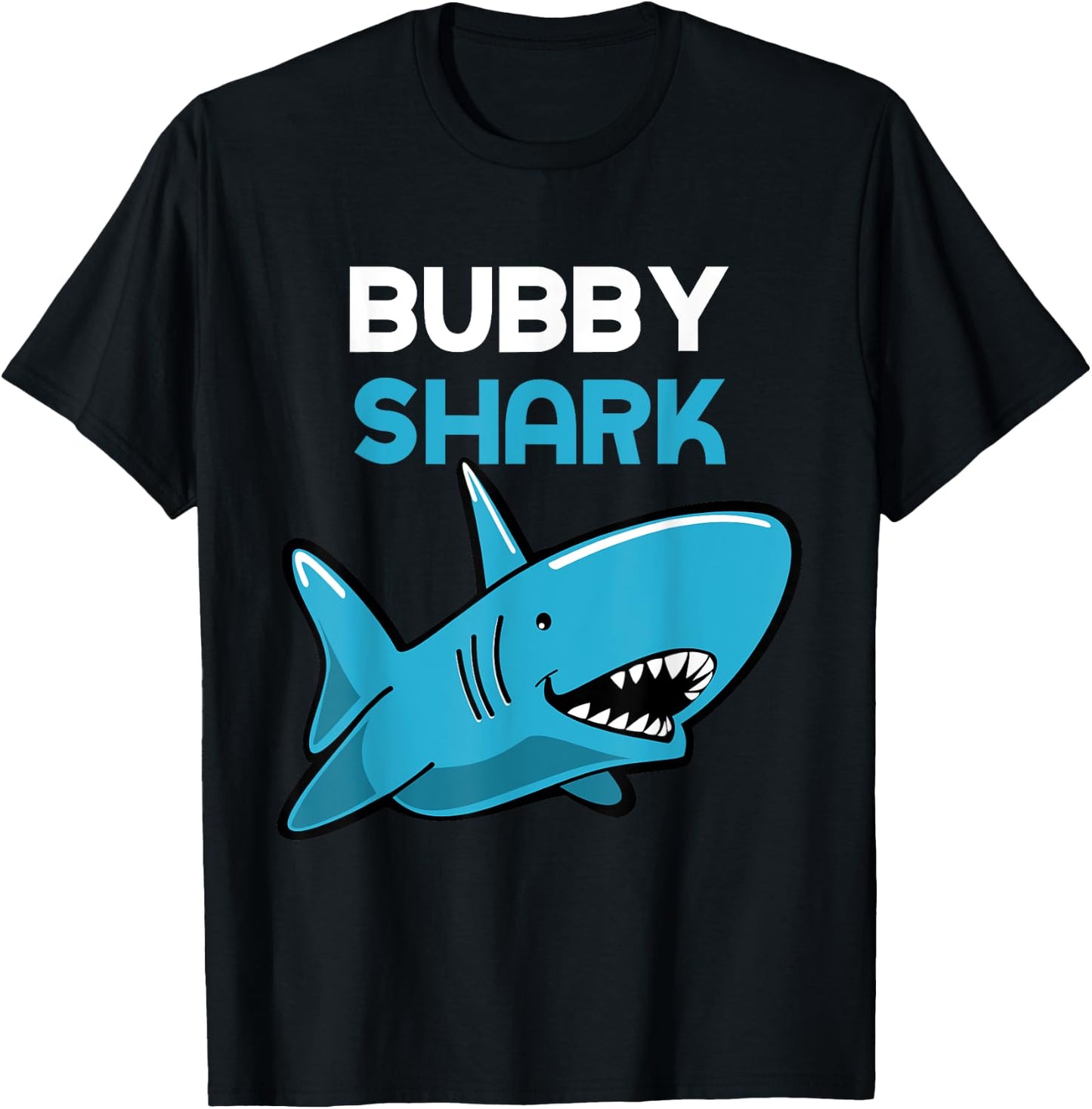 Bubby Shark Funny Family T-Shirt - T-Shirt | Black