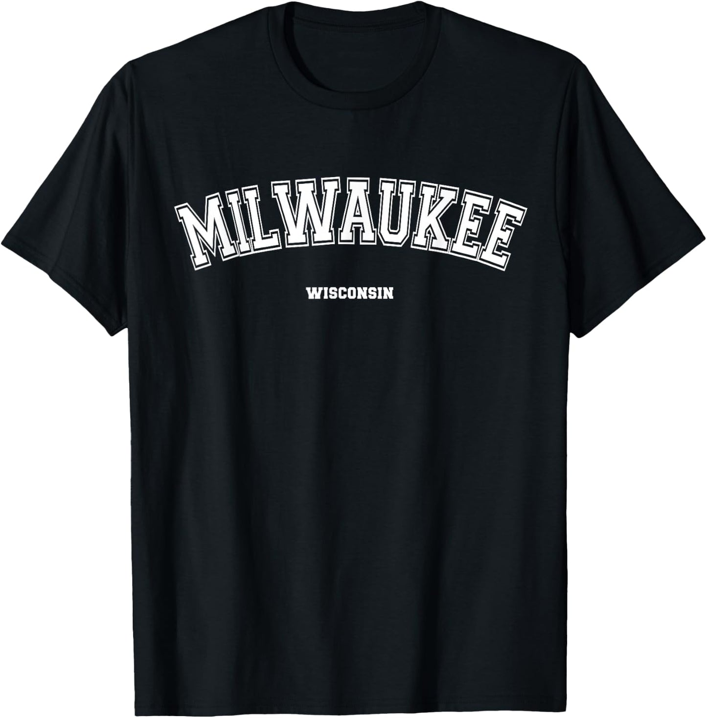 Milwaukee Wisconsin T-Shirt - T-Shirt | Black