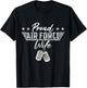 Proud Air Force Wife Military US Air Force Family Matching T-Shirt - T-Shirt | Black