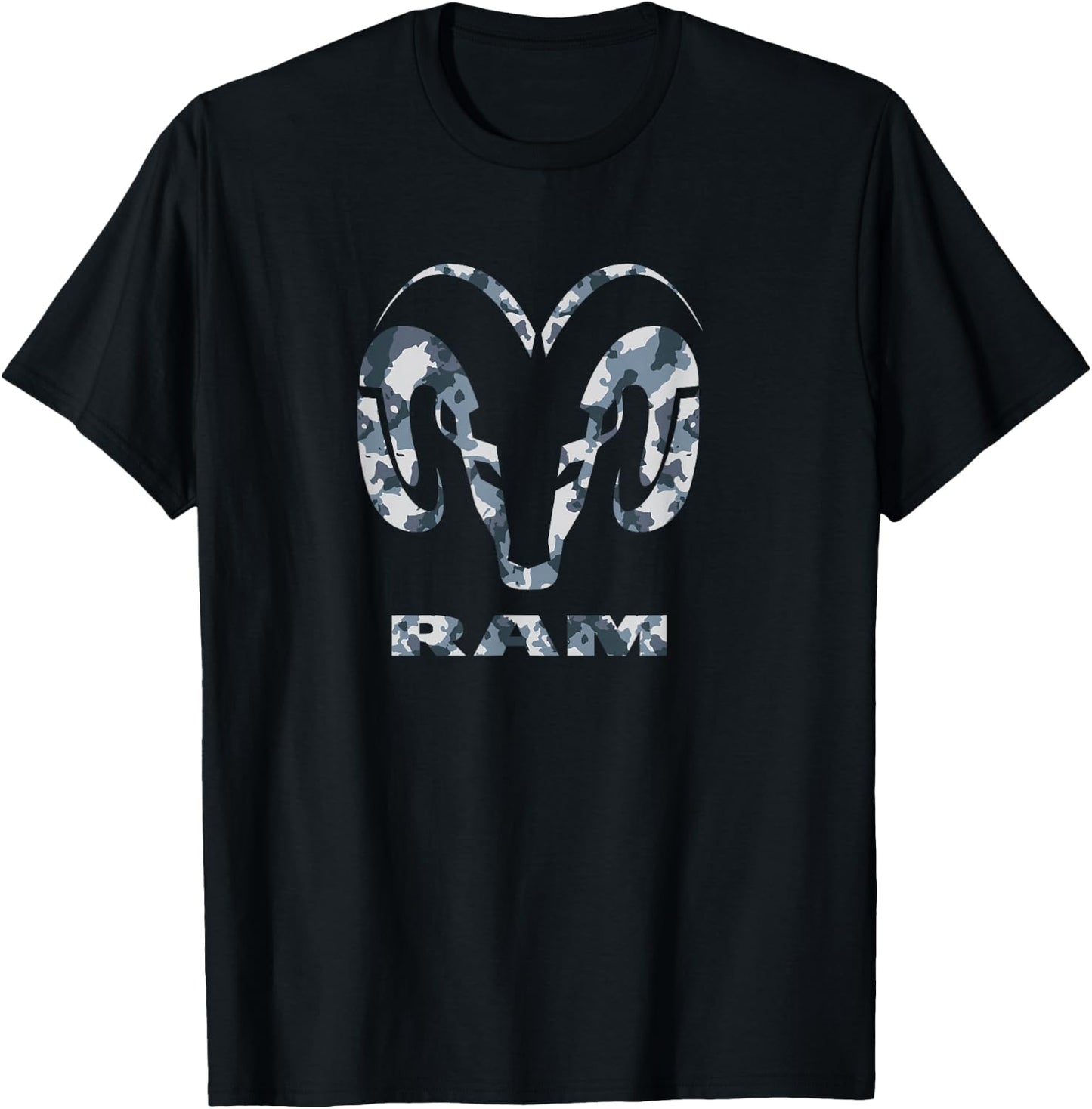 RAM Trucks Winter Camo Logo T-Shirt - T-Shirt | Black