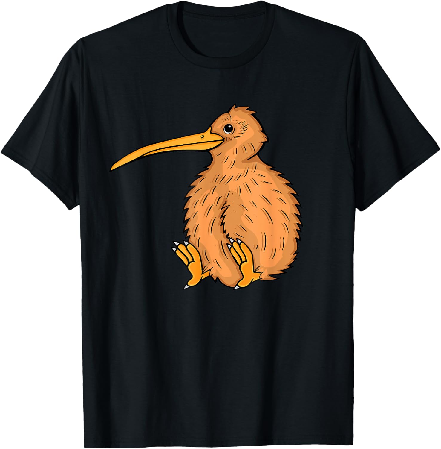 Cute Kiwi Bird Kids Australian Souvenir Bird Kiwi T-Shirt - T-Shirt | Black