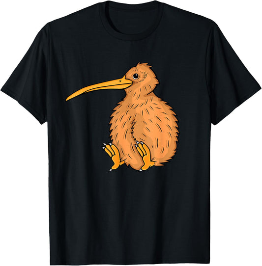Cute Kiwi Bird Kids Australian Souvenir Bird Kiwi T-Shirt - T-Shirt | Black