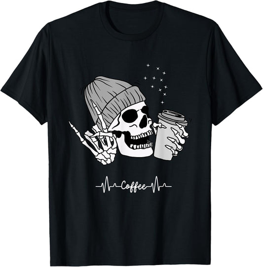 Coffee T Shirts Coffee Shirt Funny Cute Casual T-Shirt - T-Shirt | Black
