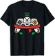 Christmas Snowman Gamer Controller Xmas Gaming Men Boys Kids T-Shirt - T-Shirt | Black