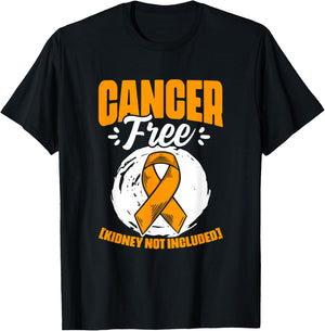 Kidney Cancer Free Support Kidney Cancer Survivor T-Shirt - T-Shirt | Black