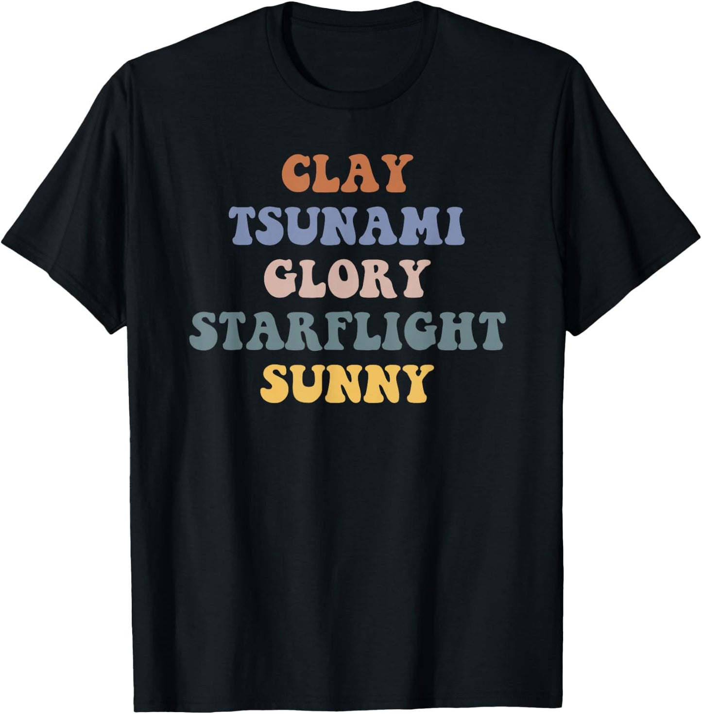 Wings of Fire Clay Tsunami Glory Starflight Sunny Dragon T-Shirt - T-Shirt | Black