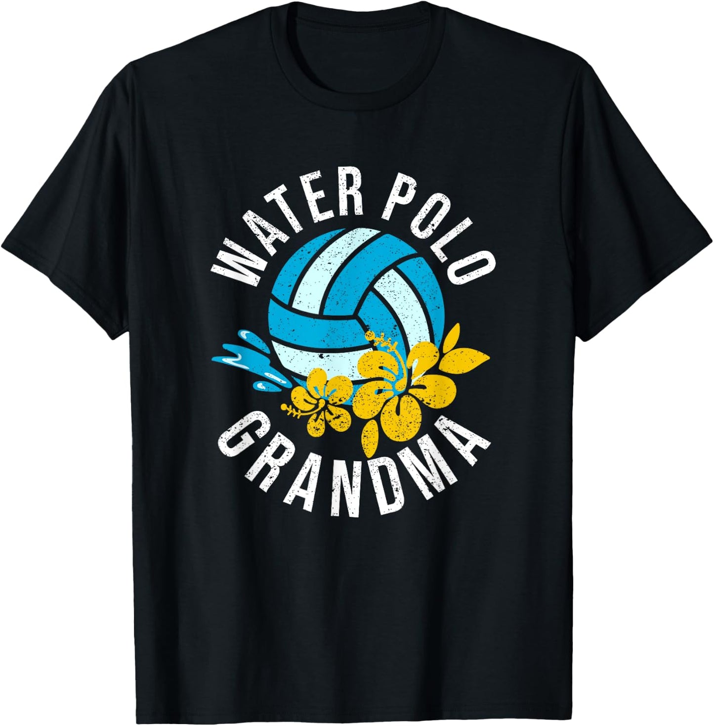 Water Polo Grandma Love Game Day Championship Team Lover T-Shirt - T-Shirt | Black