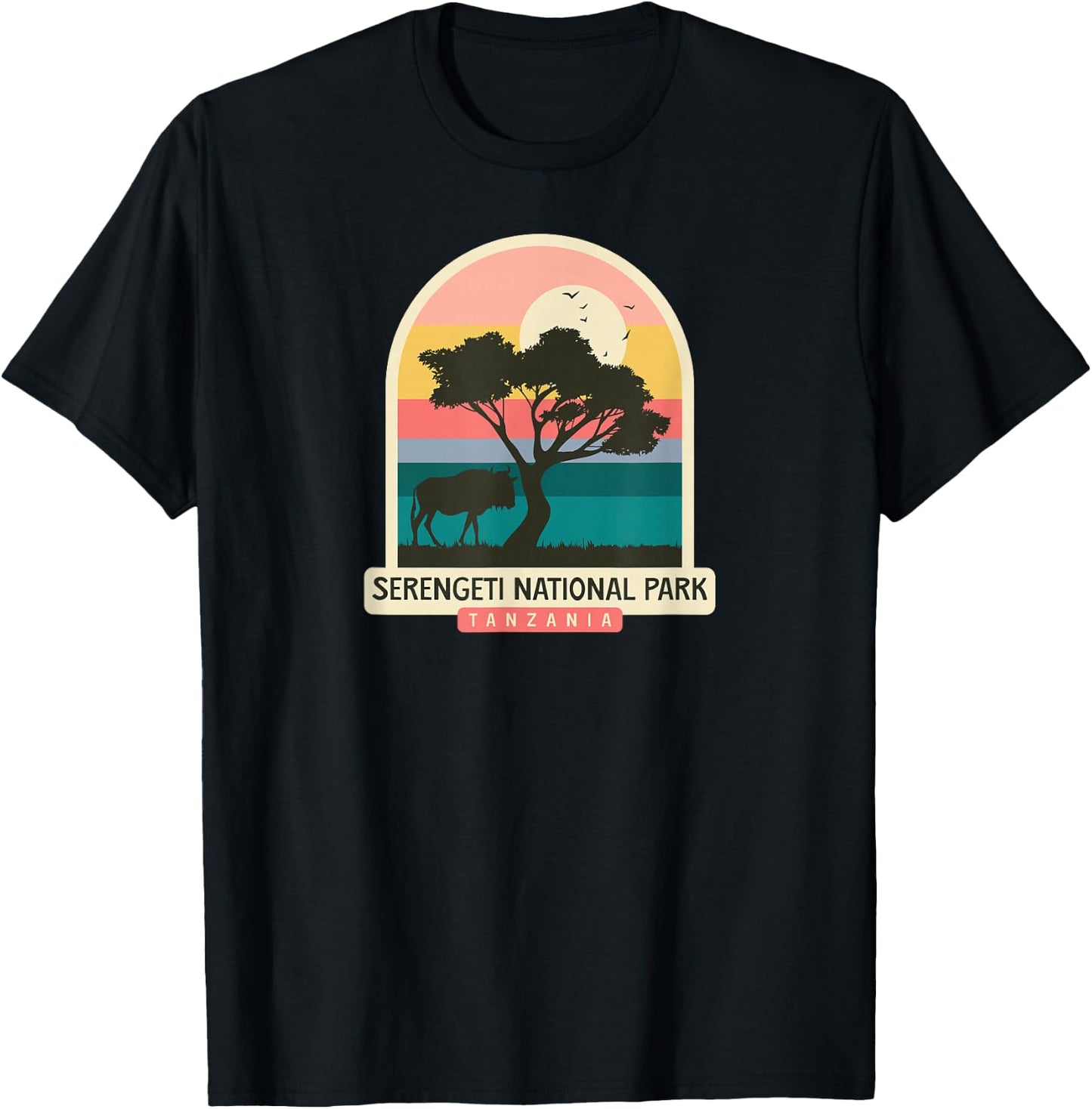 Serengeti National Park - Tanzania T-Shirt - T-Shirt | Black