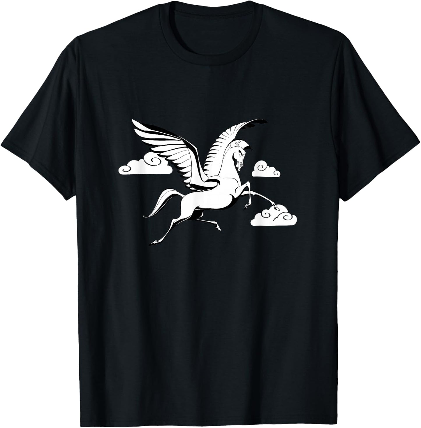 Disney Hercules Pegasus Winged Horse T-Shirt - T-Shirt | Black