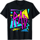 Rad 80's Workout Gym Retro T-Shirt - T-Shirt | Black