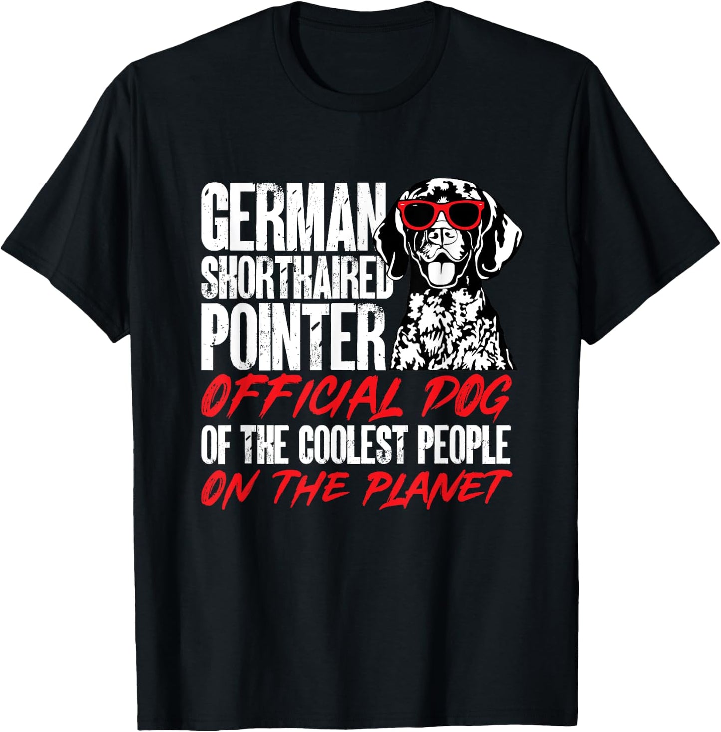 German Shorthaired Pointer GSP Dog T-Shirt - T-Shirt | Black