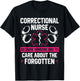 Correctional Nurse Medical Staff In Prison T-Shirt - T-Shirt | Black