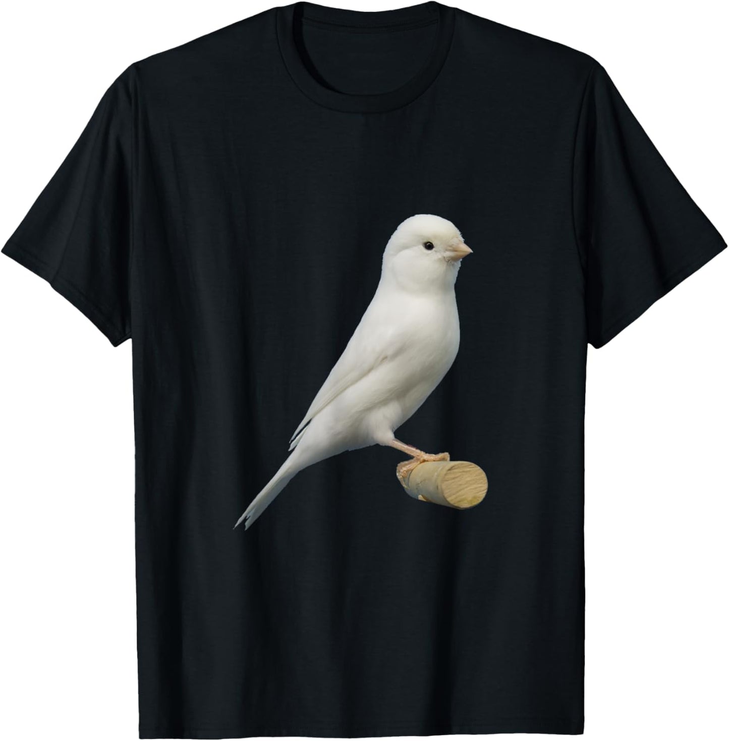 Canary White T-Shirt - T-Shirt | Black