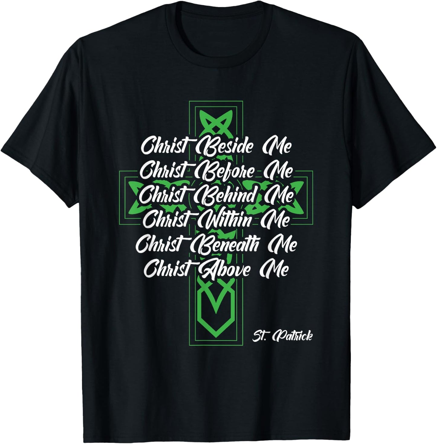 Jesus Christ Shenanigans Irish Christian St Patricks Day T-Shirt - T-Shirt | Black
