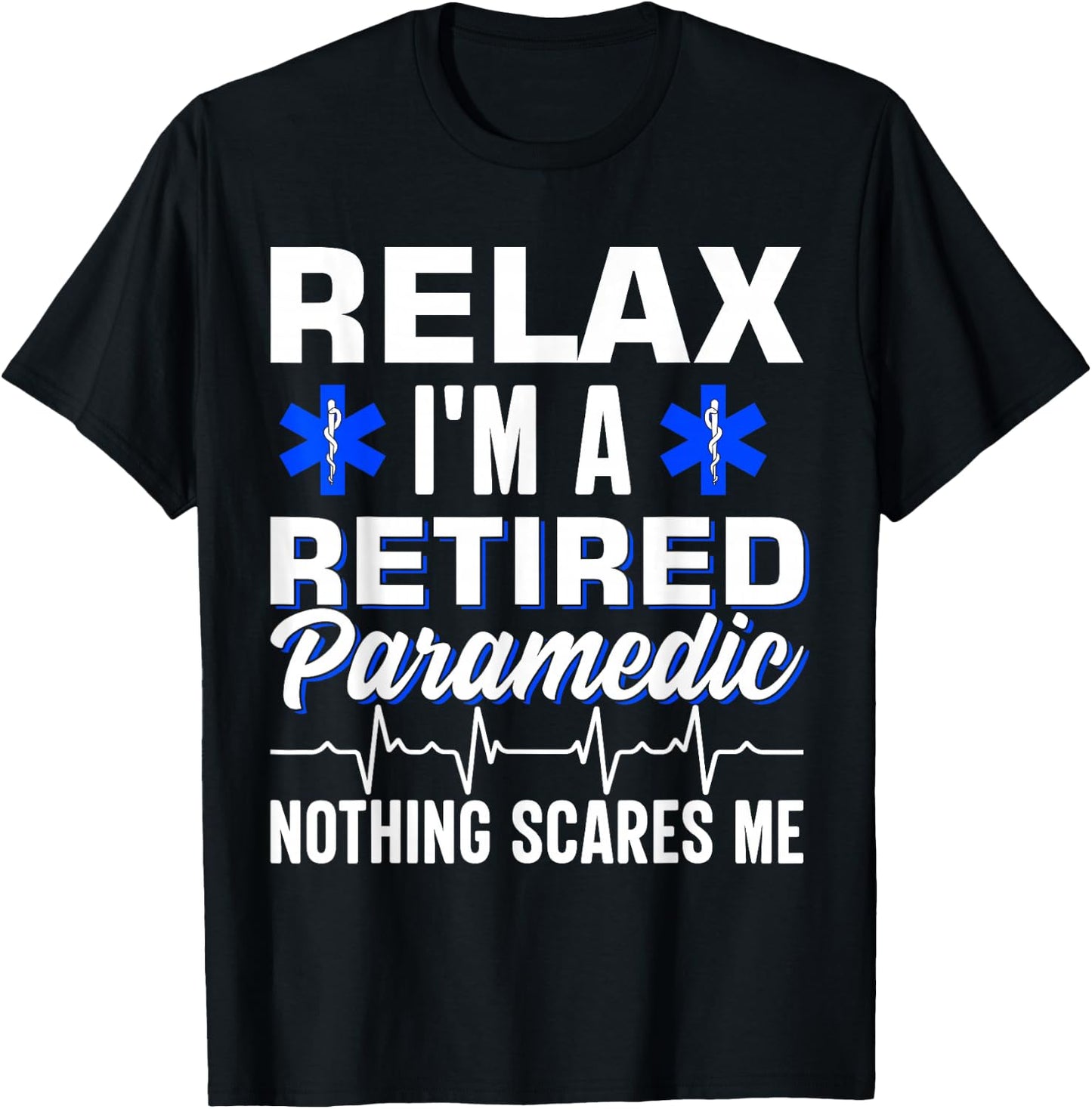 Retirement Party Ambulance First Aid EMT Retired Paramedic T-Shirt - T-Shirt | Black