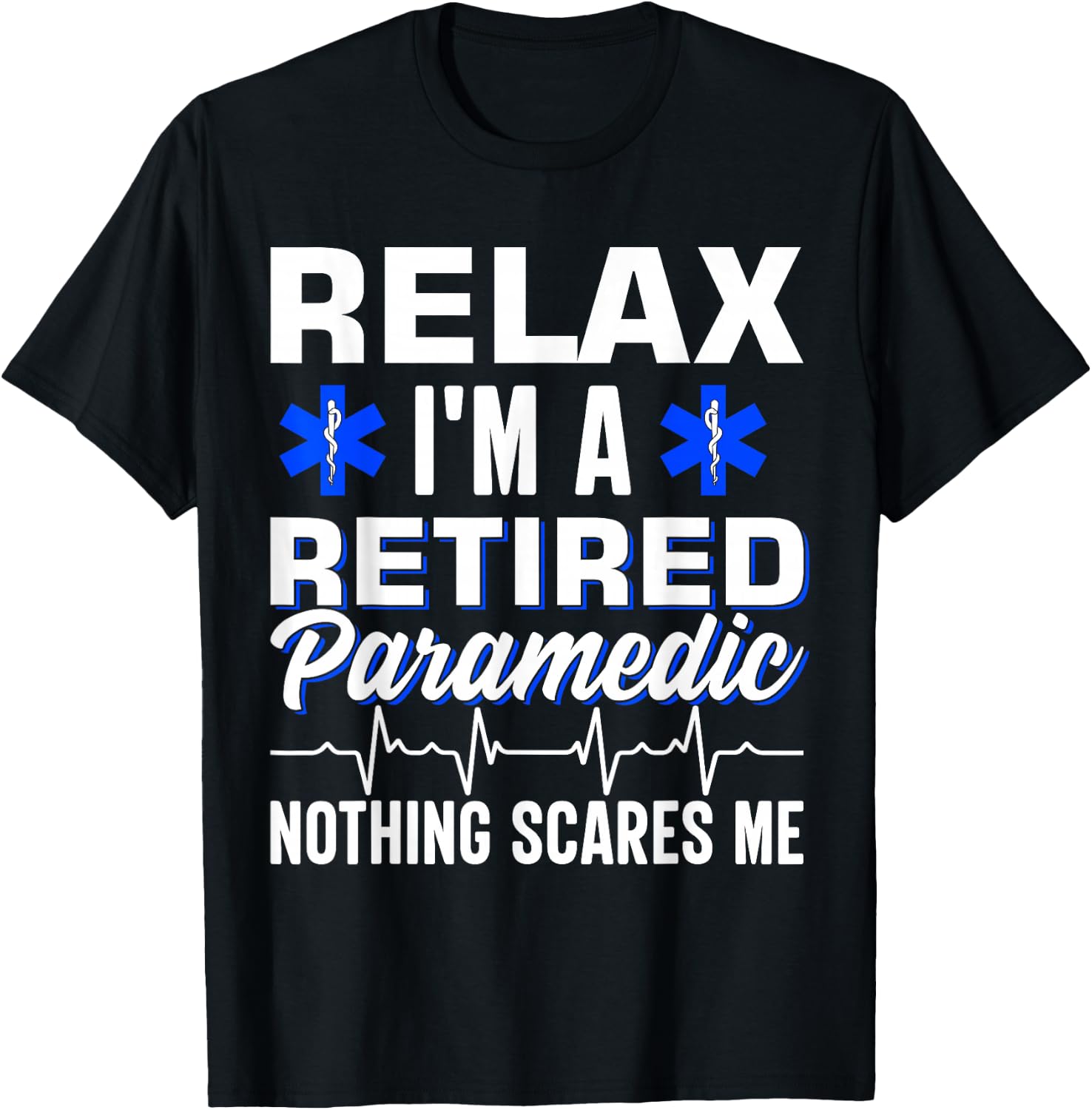 Retirement Party Ambulance First Aid EMT Retired Paramedic T-Shirt - T-Shirt | Black
