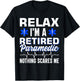 Retirement Party Ambulance First Aid EMT Retired Paramedic T-Shirt - T-Shirt | Black