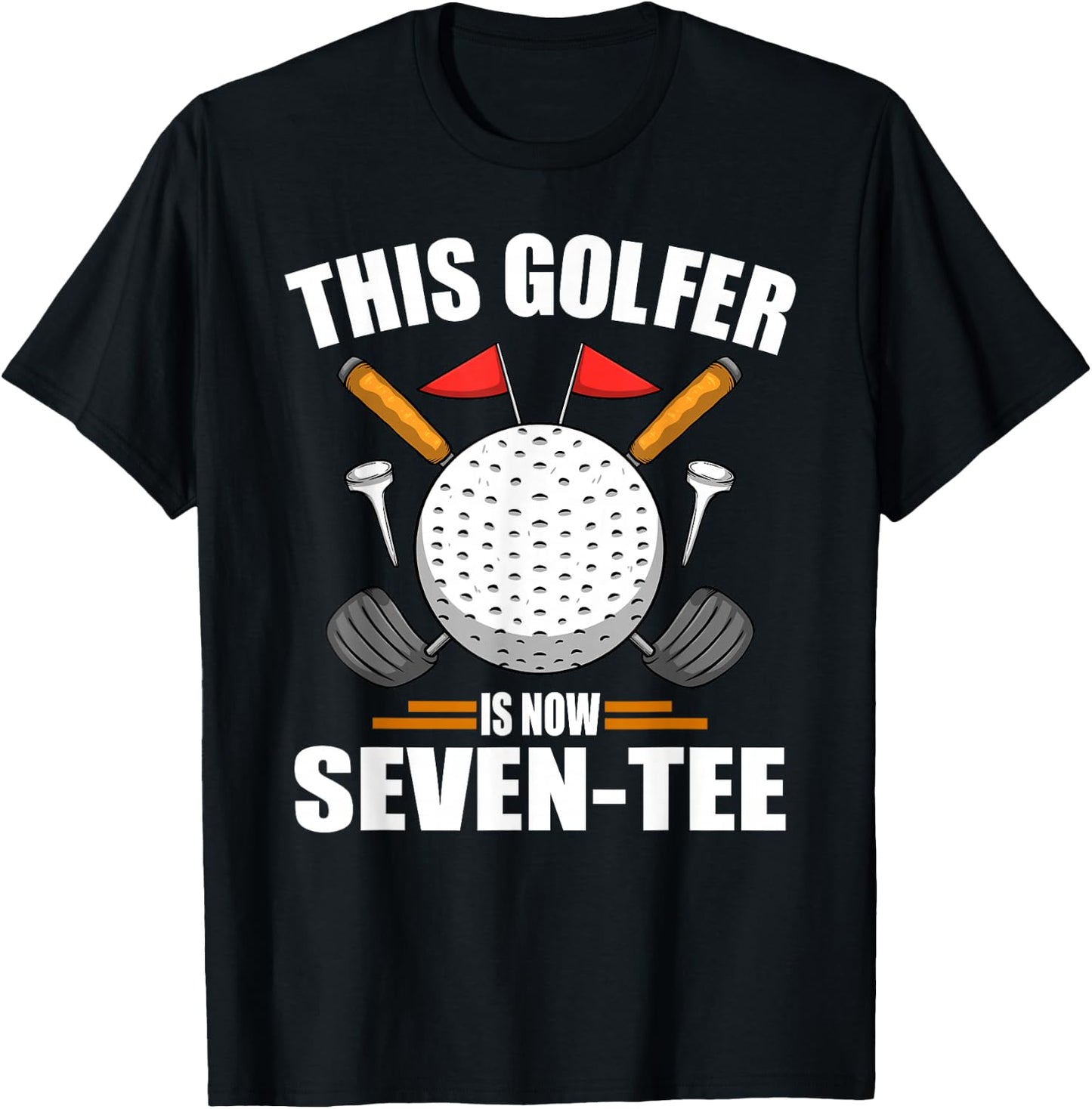 Birthday Golf Shirts 70th Year Old Golfer Golfing T-Shirt - T-Shirt | Black