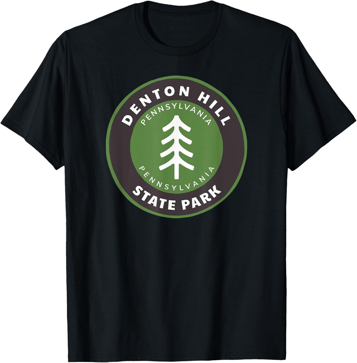 Denton Hill State Park Pennsylvania PA Vacation Souvenir T-Shirt - T-Shirt | Black