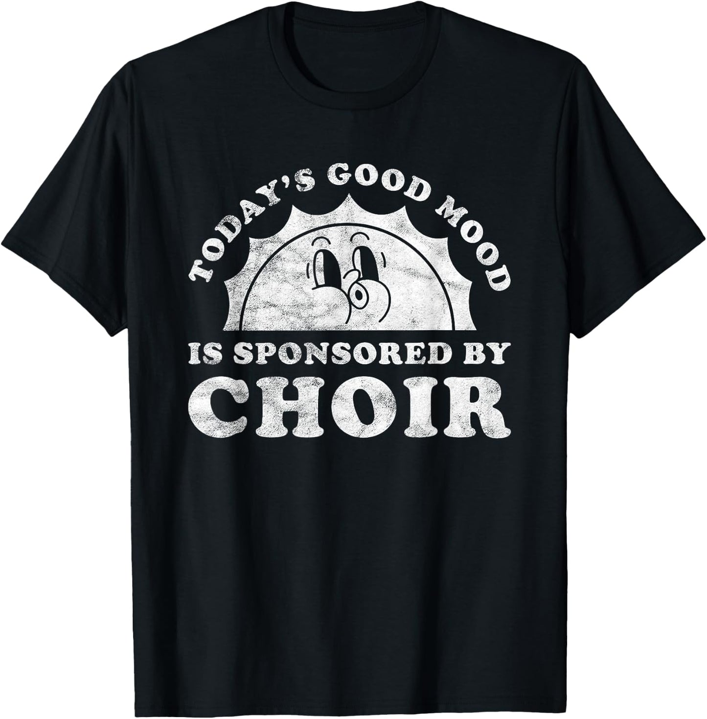 Funny Cute Retro Vintage Choir or Gospel Choir T-Shirt - T-Shirt | Black