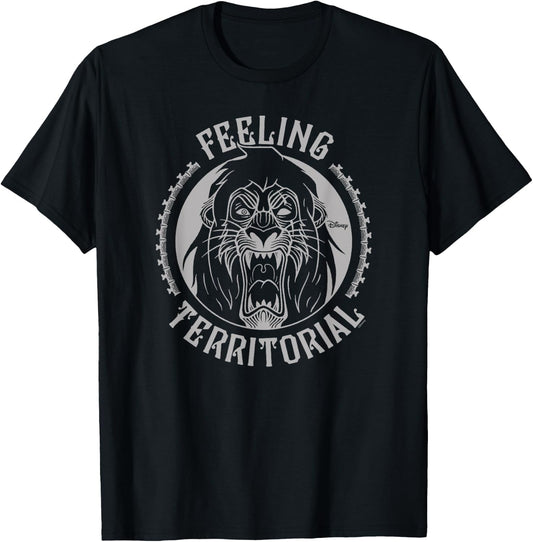 Disney Villains - Scar Feeling Territorial T-Shirt - T-Shirt | Black