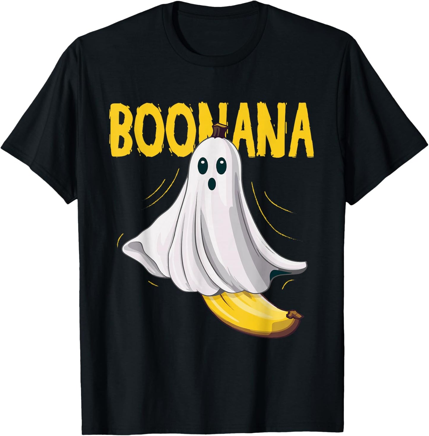 Boonana Ghost Banana Costume Adult Toddler Kids Halloween T-Shirt - T-Shirt | Black