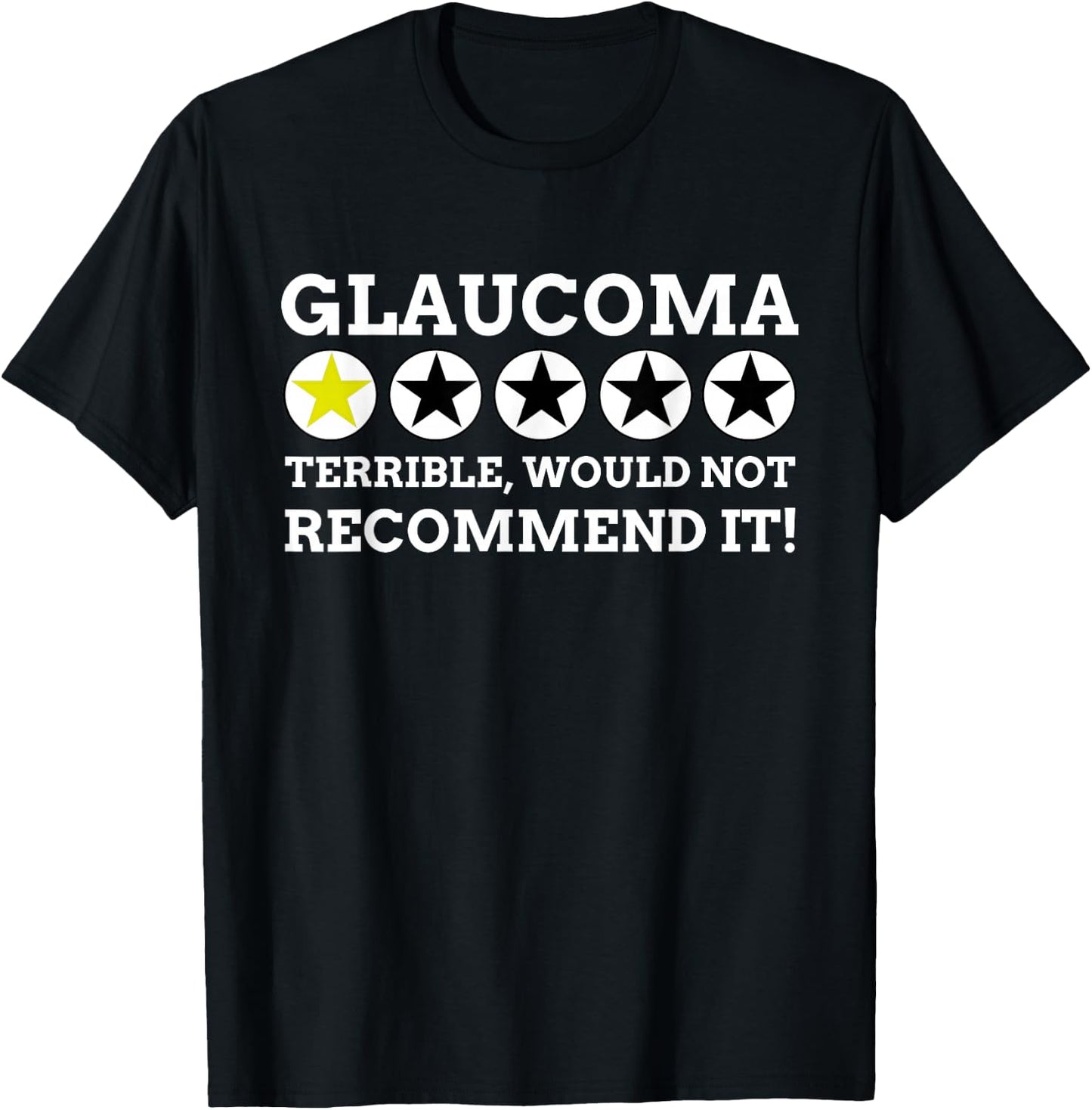 Hilarious Eye Surgery Gifts & Funny Glaucoma T-Shirt - T-Shirt | Black