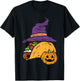 Halloween Taco Funny Mexican Food Costume Men Women Kids T-Shirt - T-Shirt | Black