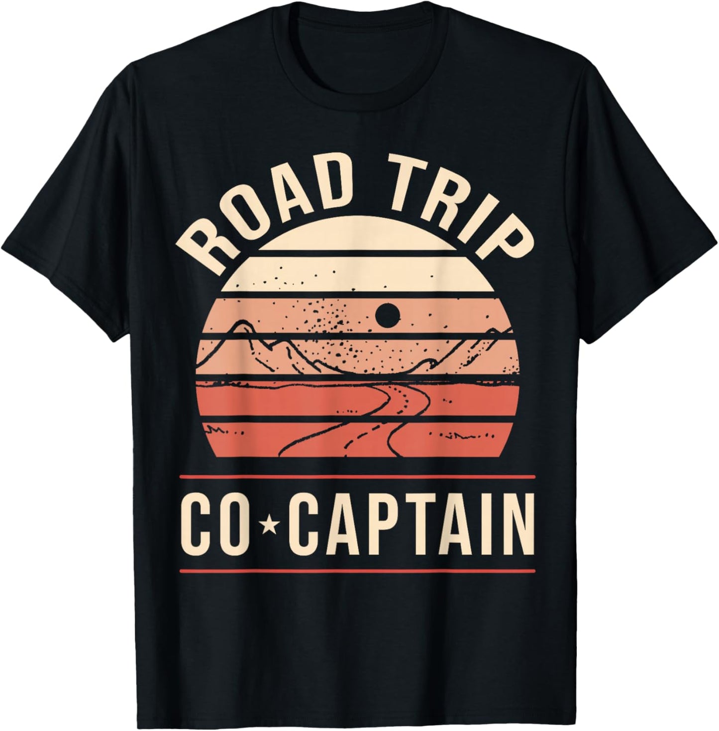 Road Trip Co Captain Road Trip T-Shirt - T-Shirt | Black