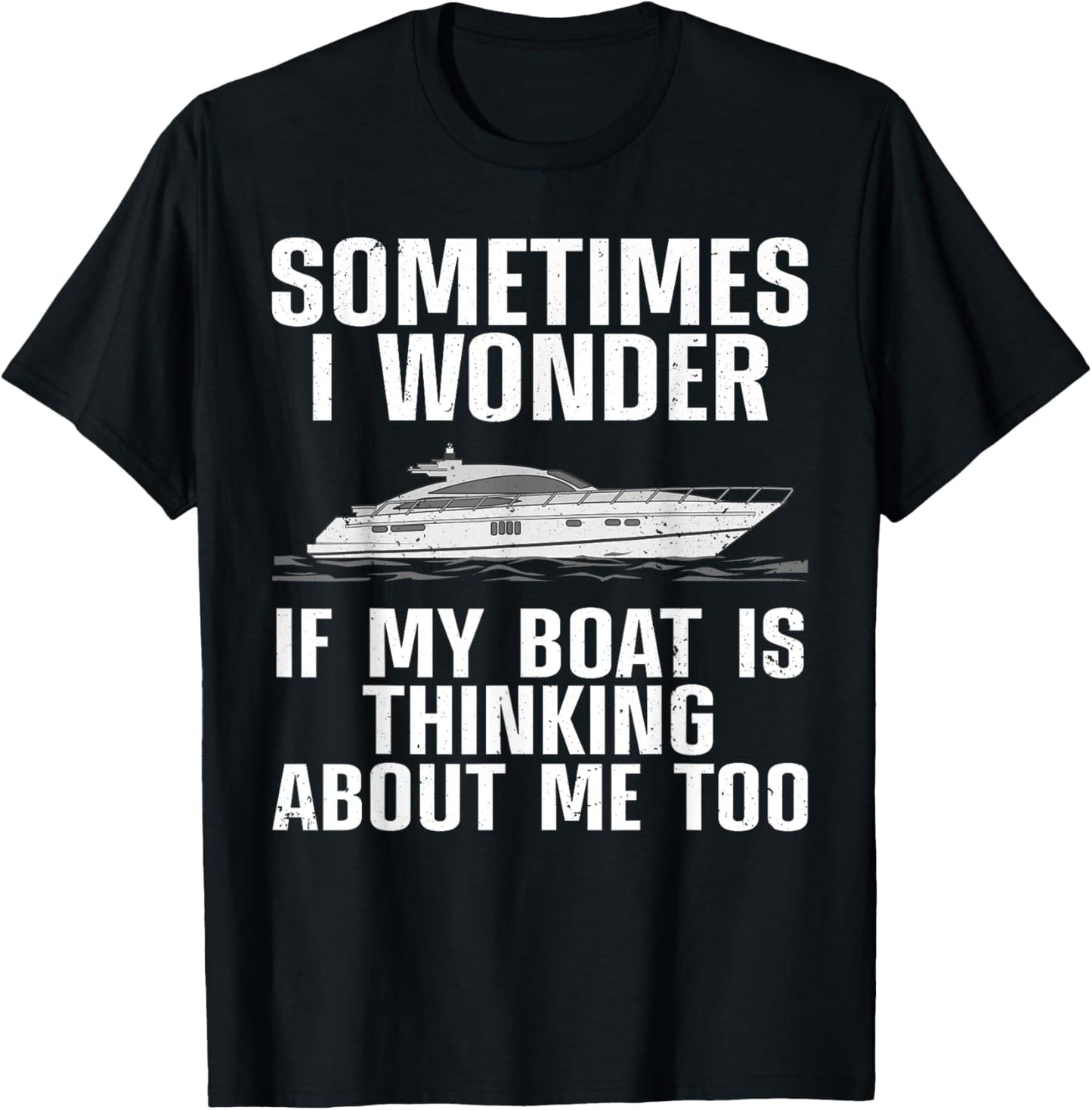 Funny Boat Art Women Boating Watercraft Boat Owner T-Shirt - T-Shirt | Black