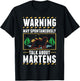 Marten Badger Pine Marten T-Shirt - T-Shirt | Black