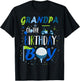 Grandpa of The Birthday Boy Hole in One Golf Sport Matching T-Shirt - T-Shirt | Black