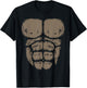 Gorilla Monkey Belly Chest Costume DIY Halloween Matching T-Shirt - T-Shirt | Black