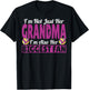Grandmother I'm Her Grandma I'm Her Biggest Fan Volleyball T-Shirt - T-Shirt | Black