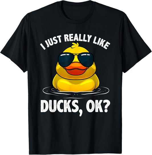 Cool Ducks Women Duck Lovers Owner Duck Hunting Bird T-Shirt - T-Shirt | Black