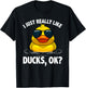 Cool Ducks Women Duck Lovers Owner Duck Hunting Bird T-Shirt - T-Shirt | Black