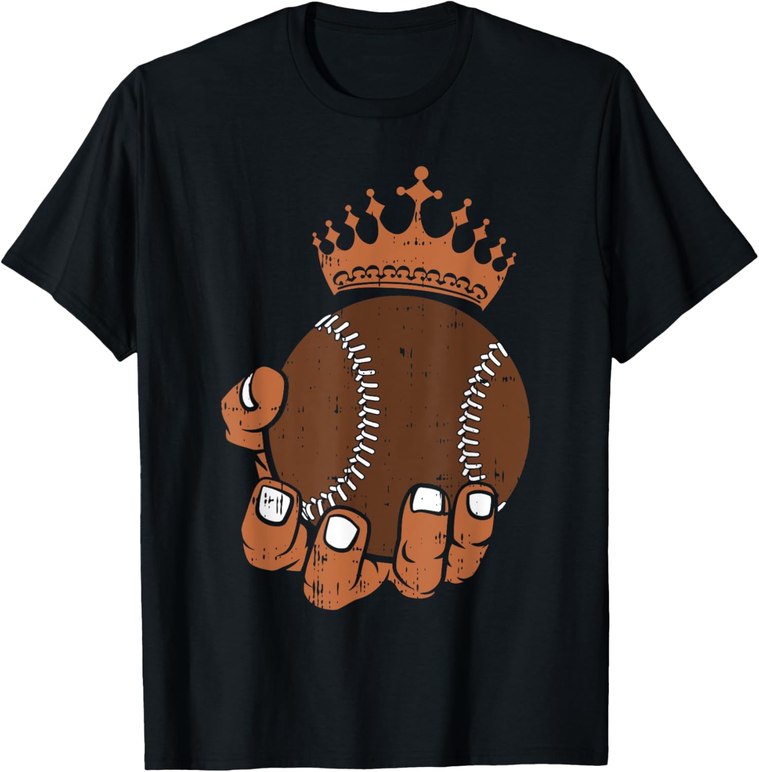 Melanin Baseball Black History Month Sport African American T-Shirt - T-Shirt | Black