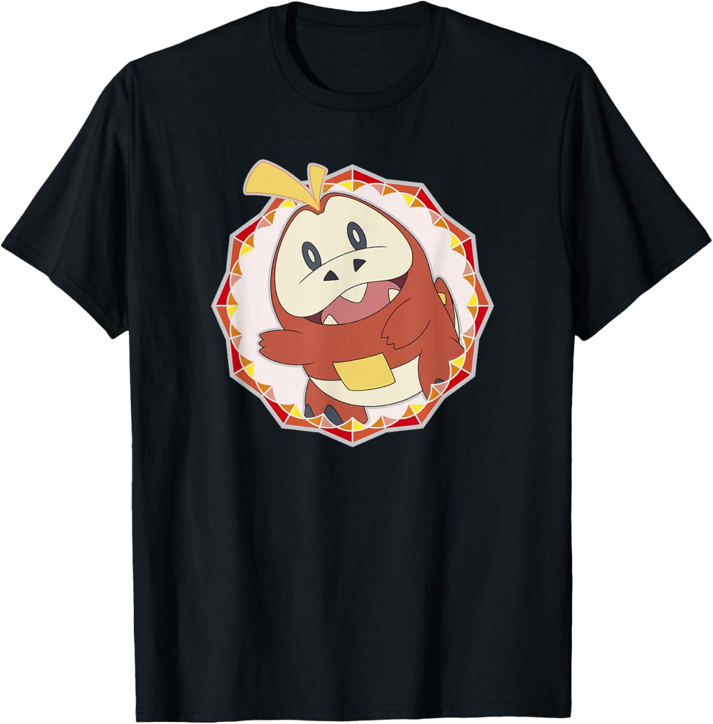 Pokémon Fuecoco Starter Scarlet and Violet Logo T-Shirt - T-Shirt | Black