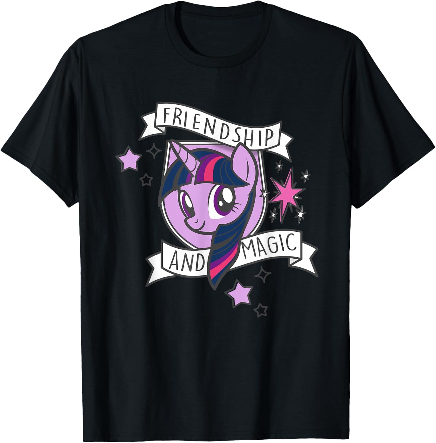 My Little Pony Twilight Sparkle Friendship And Magic T-Shirt - T-Shirt | Black