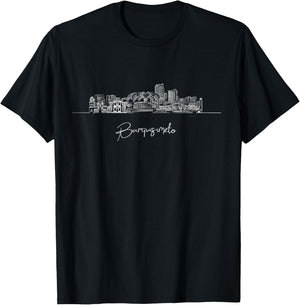 Barquisimeto Venezuela USA Skylines T-Shirt - T-Shirt | Black