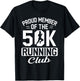 Proud Member Of The 50K Running Club Ultramarathon T-Shirt - T-Shirt | Black