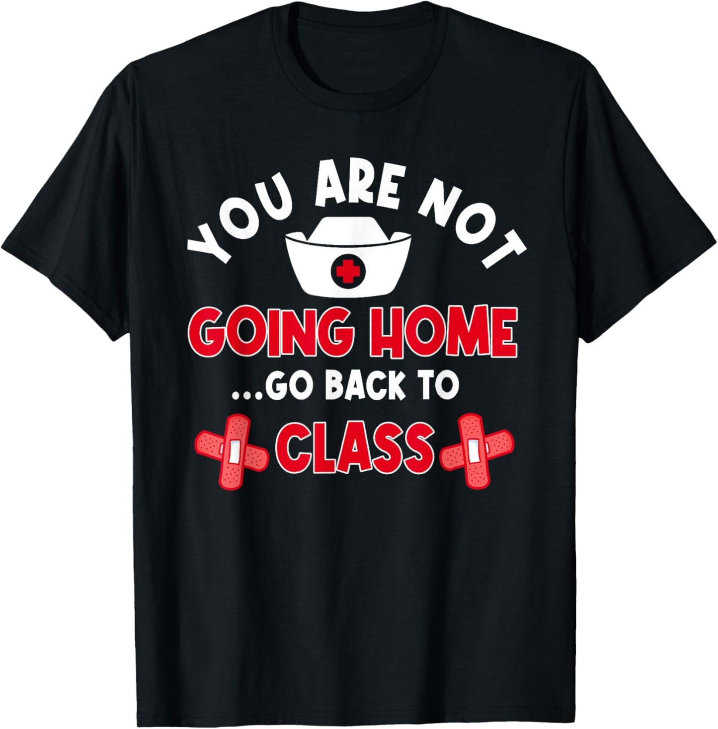 School Nurse Student Nursing Licensed Health Practitioners T-Shirt - T-Shirt | Black