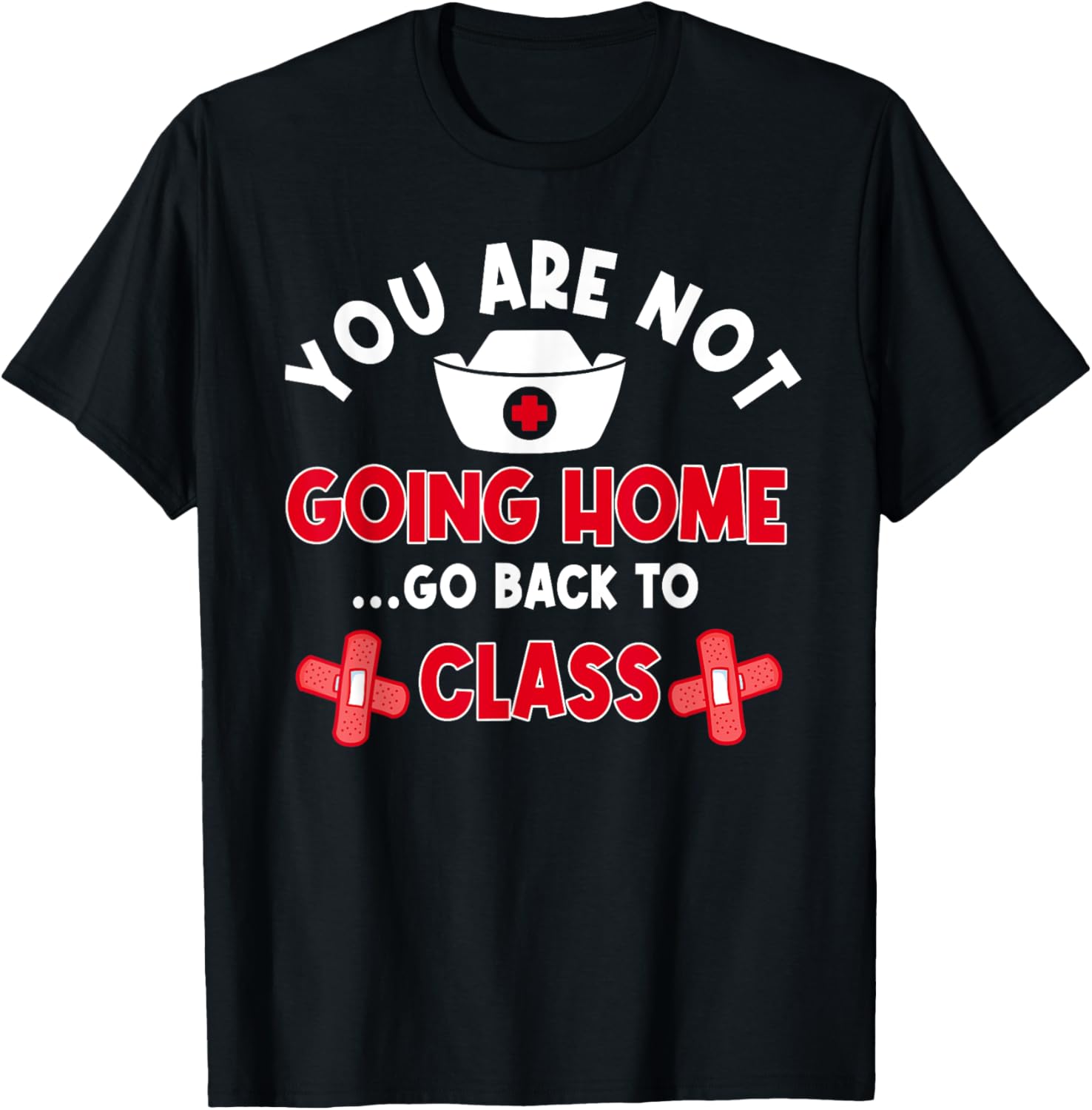 School Nurse Student Nursing Licensed Health Practitioners T-Shirt - T-Shirt | Black