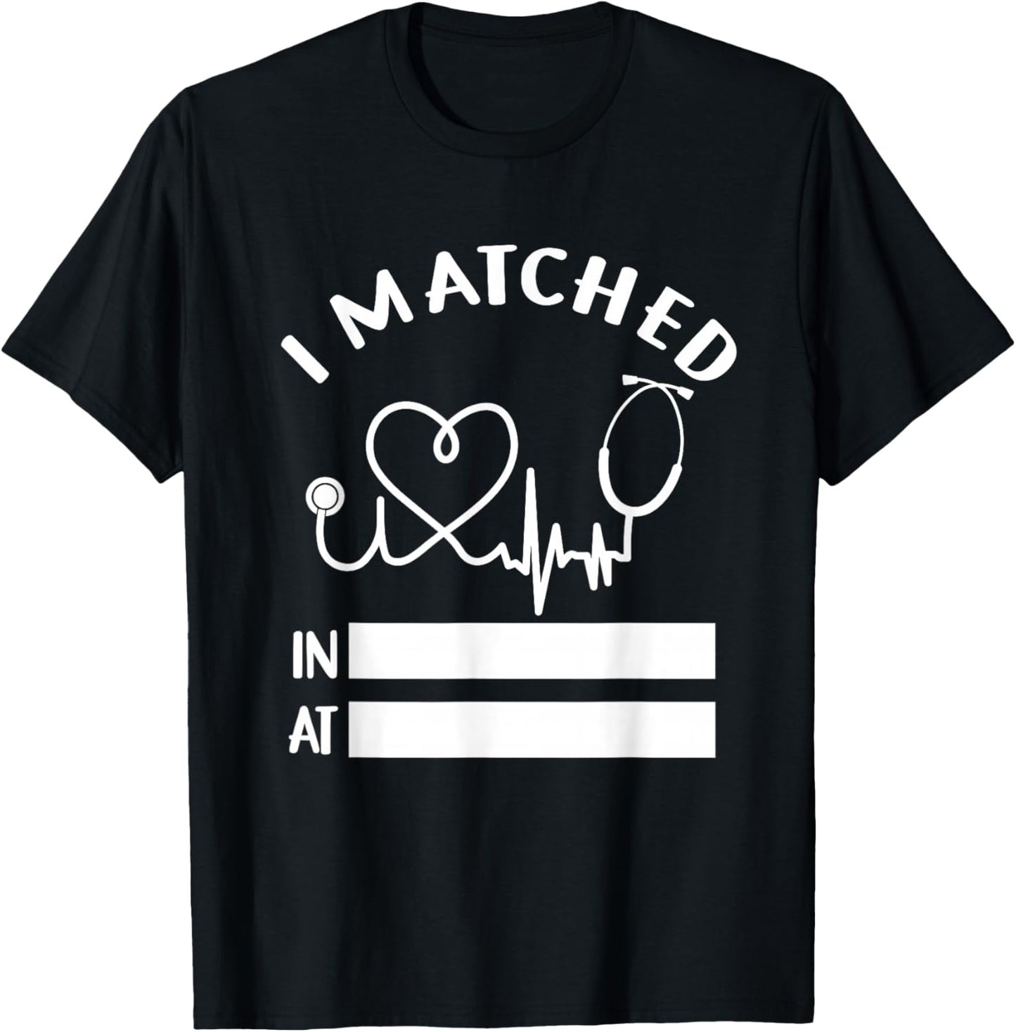 I Matched Future Doctor Physician Residency Match Day 2025 T-Shirt - T-Shirt | Black