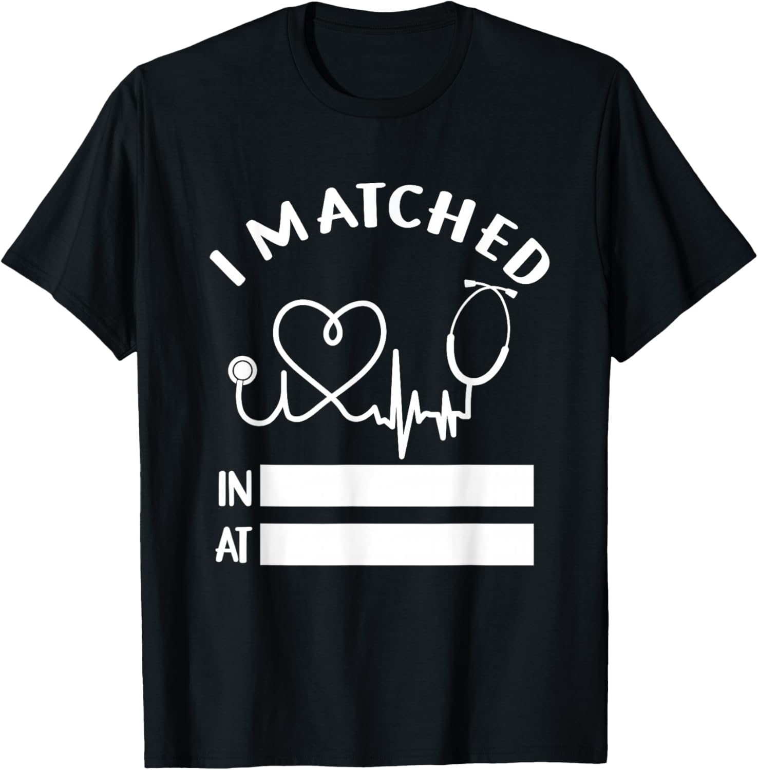 I Matched Future Doctor Physician Residency Match Day 2025 T-Shirt - T-Shirt | Black