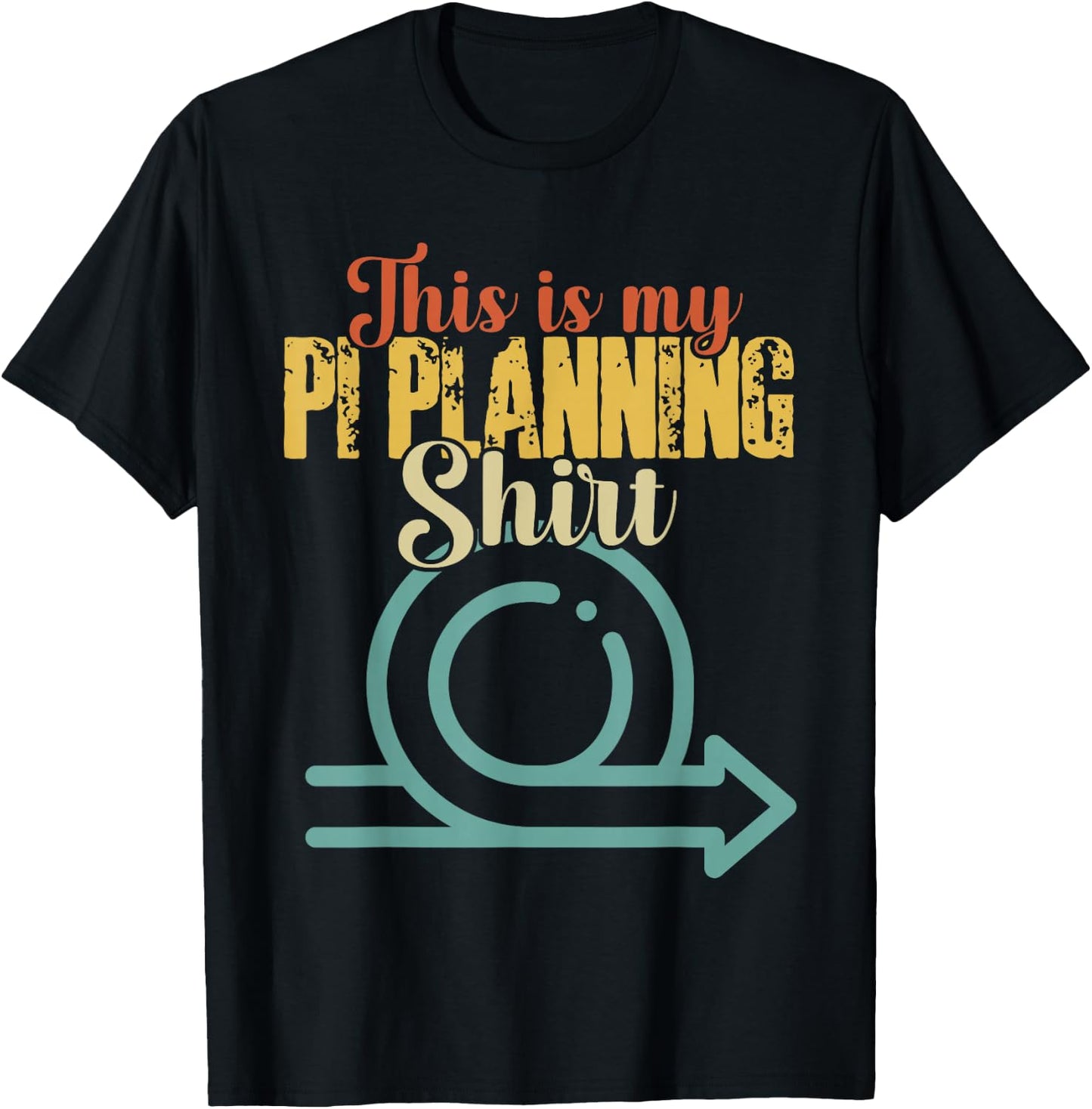 This is my PI Planning Shirt Scrum Agile Kanban Scaled Agile T-Shirt - T-Shirt | Black
