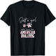 Just a girl who loves her american bulldog T-Shirt - T-Shirt | Black