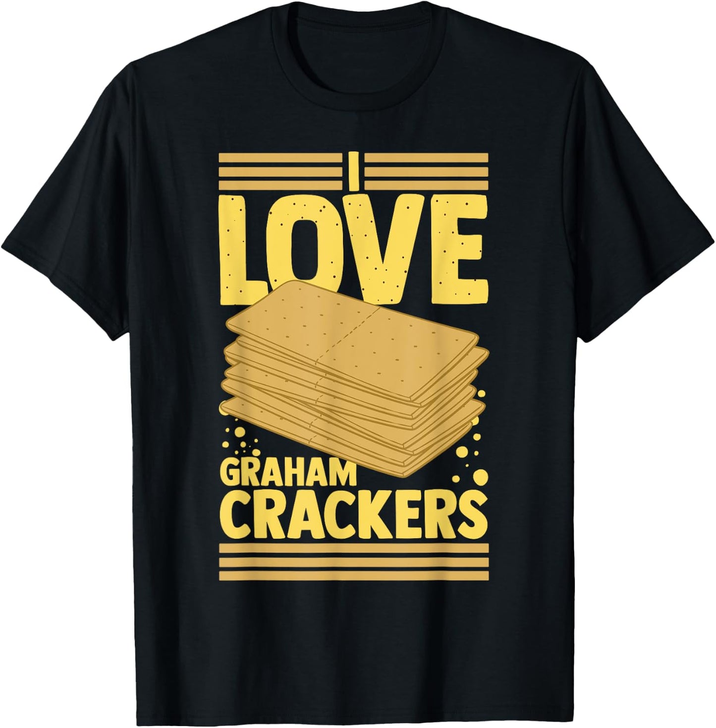 Graham Cracker Smore Crust Recipe Pie T-Shirt - T-Shirt | Black
