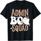 Funny Cute Halloween School Admin BOO Squad Costume T-Shirt - T-Shirt | Black