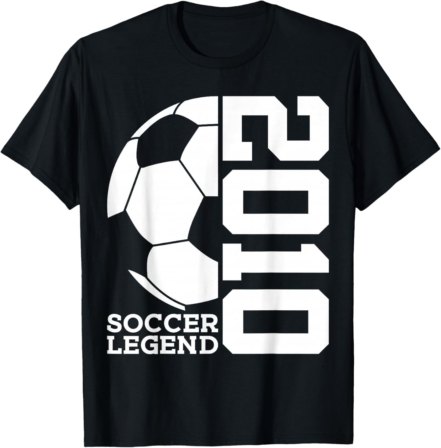 Soccer Legend 2010 16th Birthday Soccer T-Shirt - T-Shirt | Black